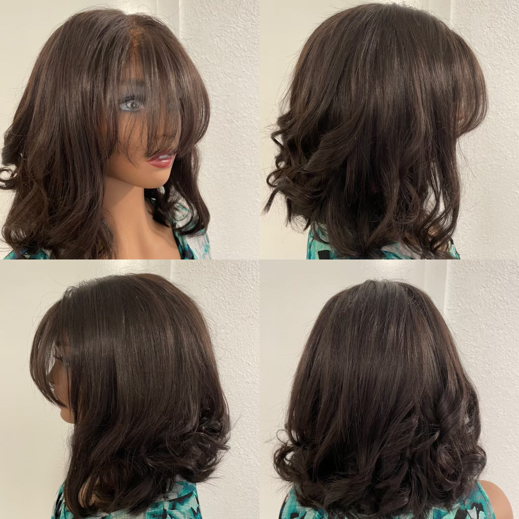 12" Jamie Frontal Bangs w/ Indian Virgin Hair