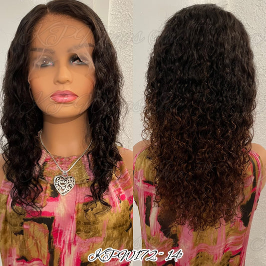 14" Milana Natural Ombre Indian Curly