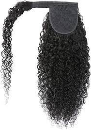 DEEP CURLY CLIP-IN WRAP PONYTAIL